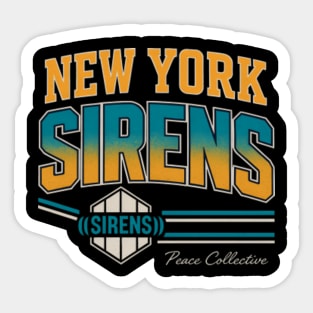 PWHL New York Sirens Professional Women’s Ice Hockey 2023 Ice Surge Sticker